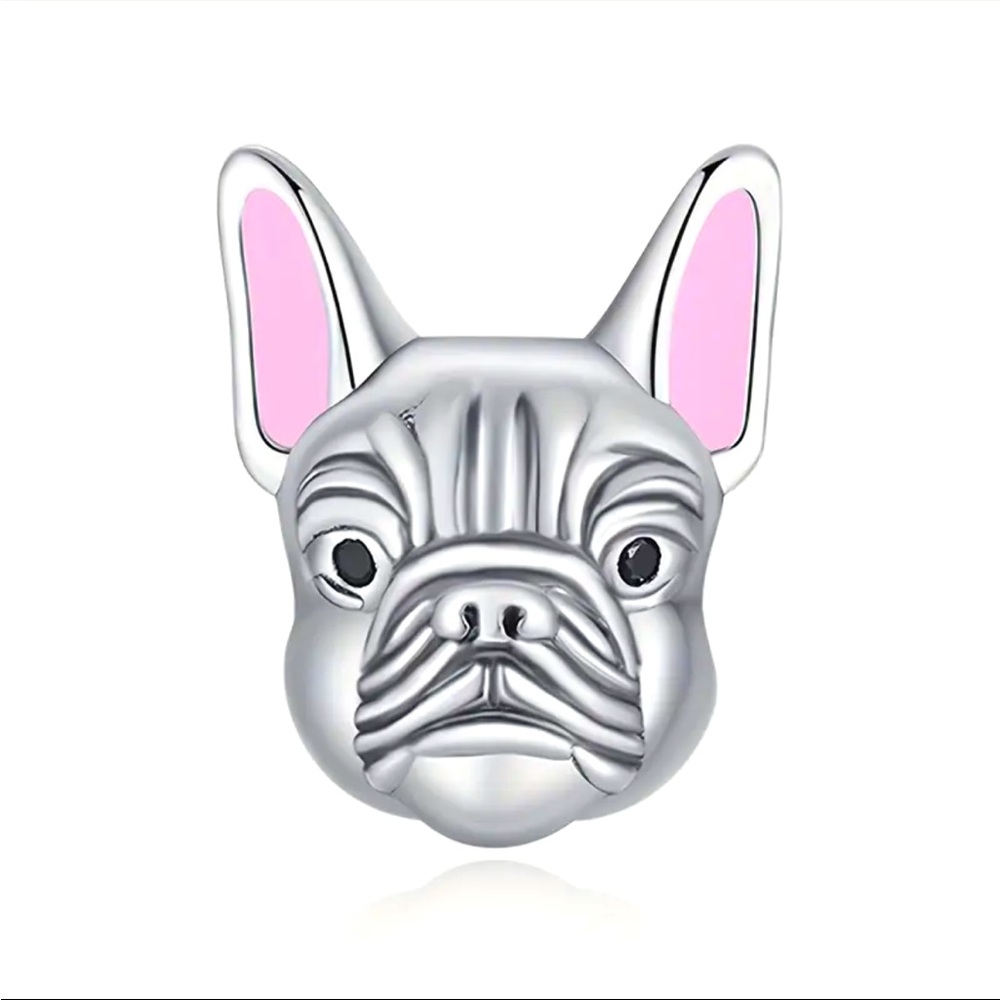 925 Frenchie Bulldog Bracelet Charm